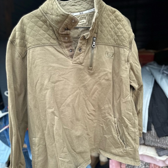 Banded Pullover with Zip Pocket - Picture 1 of 1